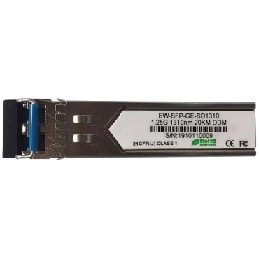 Ewind EW-SFP-GE-SD1310 155M, Single-mode Dual Fiber, 1310nm, 20km, LC connector Модуль SFP
