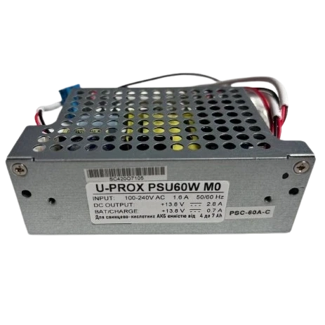 PSU60W 14В 2.8А M0 kit з функцією UPS Блок живлення U-PROX фото 1