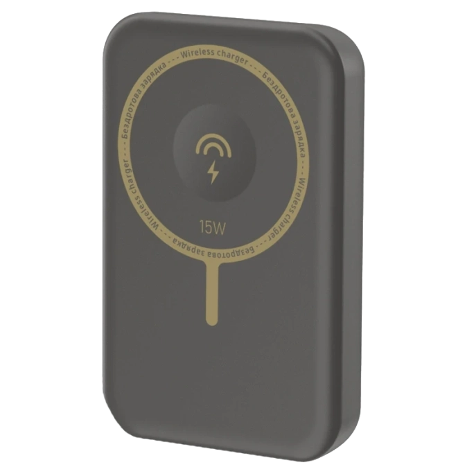 VIDEX VPB-W102 PD20W Grey 10000mAh Повербанк з бездротовою зарядкою фото 1