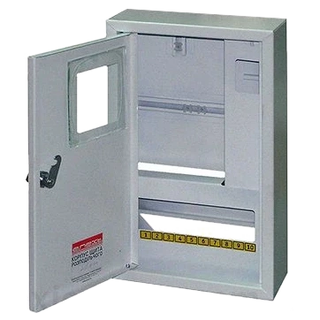 E.NEXT e.mbox.stand.n.f3.12.z Шафа металева, під 3-ф. лічильник, 12 мод., навісна, з замком фото 1