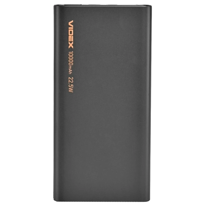 VIDEX VPB-310 22.5W Black 10000mAh Повербанк фото 1
