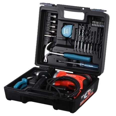 Makita M8100KX2 Дриль ударний + комплект ручного і витратного інструменту фото 1