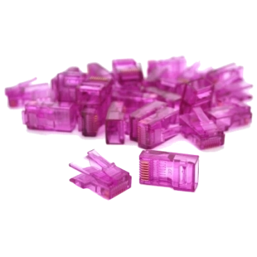 Ritar RJ-45 8P8C UTP Cat-5 (100 шт/уп.) Q100 Violet Коннектор