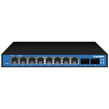Ewind EW-S2910SM-DP PoE Комутатор 10 портів керований