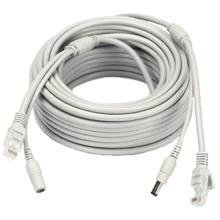 RJ-45 + DC 25м Патчкорд комбінований фото 1