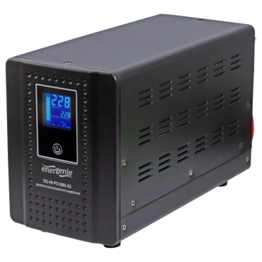 EnerGenie EG-HI-PS1000-02 1000ВA чиста синусоїда Джерело безперебійного живлення під акумулятор
