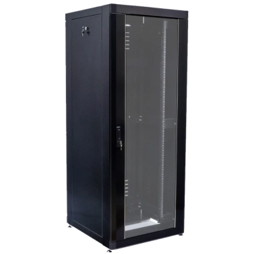 19" 18U, 610 х 675 мм Шафа чорна