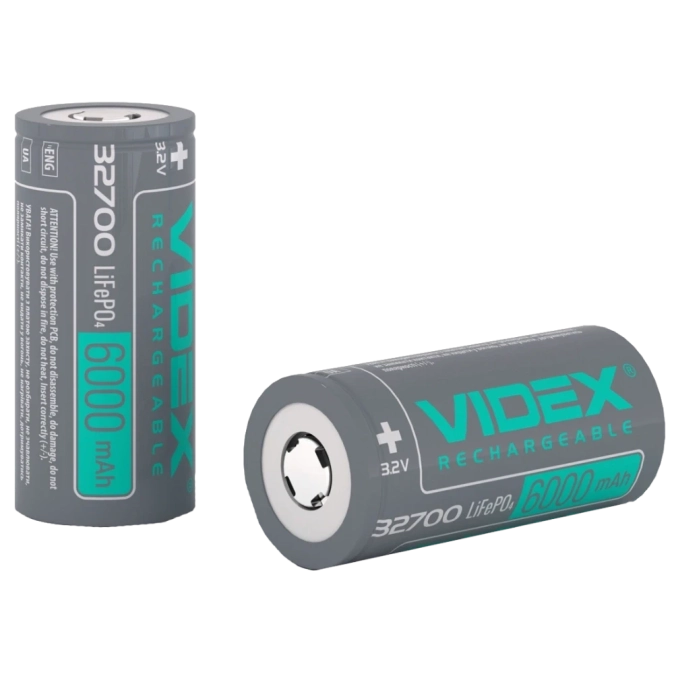 Videx LiFePO4 32700 6000mAh Аккумулятор фото 1