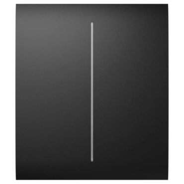 Ajax CenterButton (2-gang) black Кнопка центральная для двухклавишного выключателя