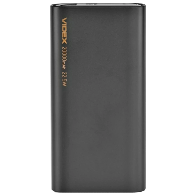 VIDEX VPB-320 22.5W Black 20000mAh Повербанк фото 1