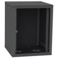 IPCOM СН-18U 600х600 Шафа телекомунікаційна двері скло (чорна) фото 1