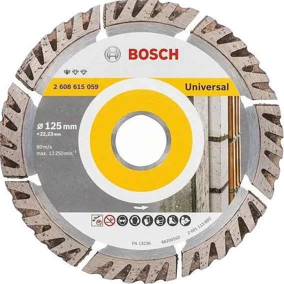 Bosch Stf Universal 125-22,23 Алмазний диск фото 1