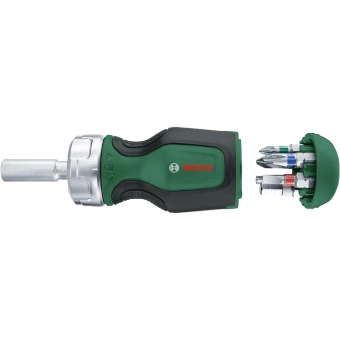 Bosch Stubby (1600A027PK) з тріскачкою + 6 біт Викрутка фото 1