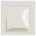 Schneider Electric Asfora EPH0300123 Вимикач двоклавішний самозатискний фото 1