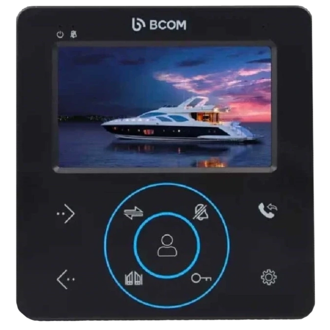 BCOM BD-480 Black Відеодомофон фото 1