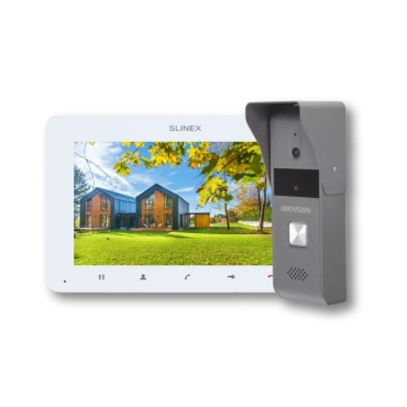 Slinex SM-07 white + Hikvision DS-KB2421-IM Комплект