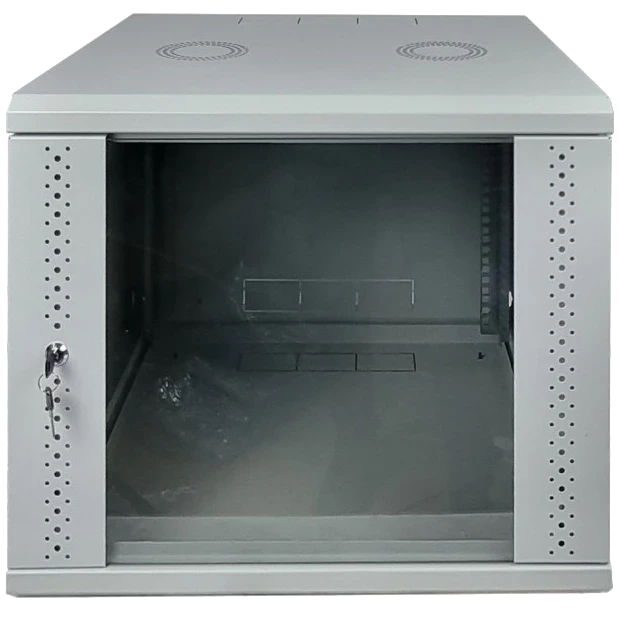 EServer 9U 600х500х503 скло, сіра Шафа фото 1