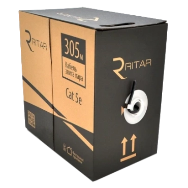 Ritar внешний КНП UTP (4*2*0.51) 4p 24 AWG (305м) ПВХ + ПЭ Кабель
