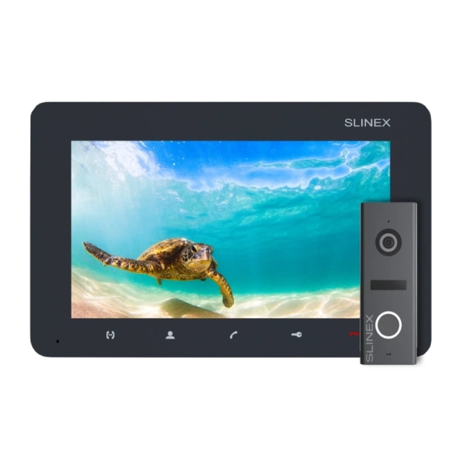 Slinex SM-07M Graphite + ML-17HD Graphite Комплект відеодомофона фото 1