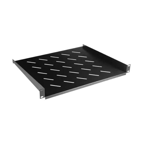 Hypernet CS-400-BLACK Полиця для 19" шафи, глибина 400 мм 1U фото 1