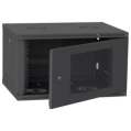 IPCOM CH-6U 600x600 перфорація RAL9005 Шафа серверна фото 2
