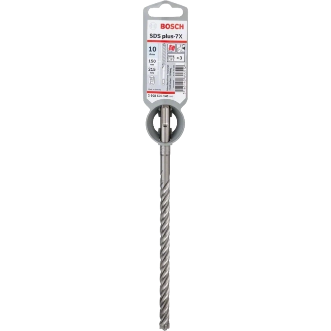 Bosch SDS Plus-7X 10x150x215 мм Бур д/арм.бетону фото 1