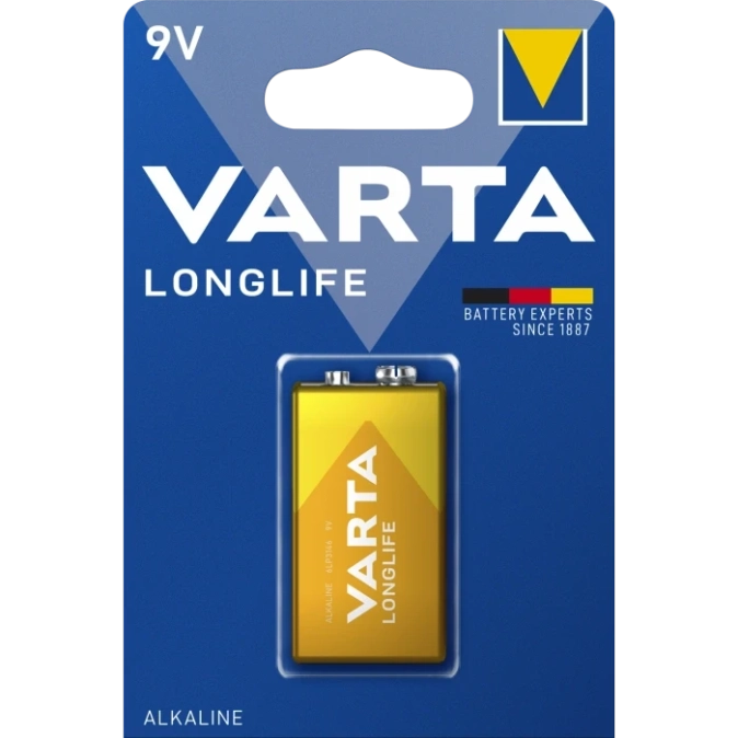 VARTA LONGLIFE BLI 1 ALKALINE Батарейка 6LR61