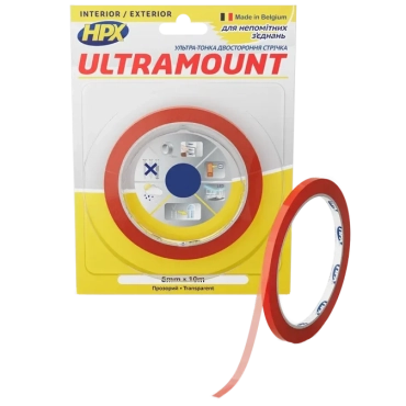 HPX UM0610 ULTRA MOUNT 6мм х 10м Лента двухсторонняя