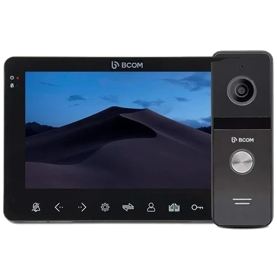 BCOM BD-780FHD Black Kit Комплект видеодомофона