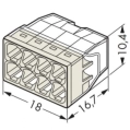 Wago COMPACT 2273-208 8 -дротова 0.5-2.5мм2 Клема фото 2