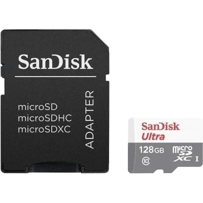 SANDISK Ultra microSDXC 128GB + SD Adapter Class 10 UHS-I Карта пам'яті