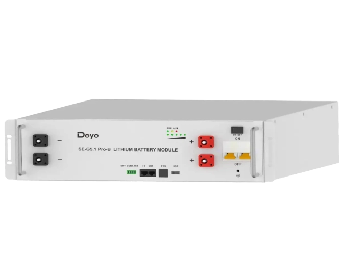 Deye SE-G5.1 Pro-B 51.2В 100А•год 100А Літієва акумуляторна батарея фото 1