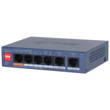 Dahua DH-CS4006-4ET2GT-60 PoE Комутатор 6 портів керований