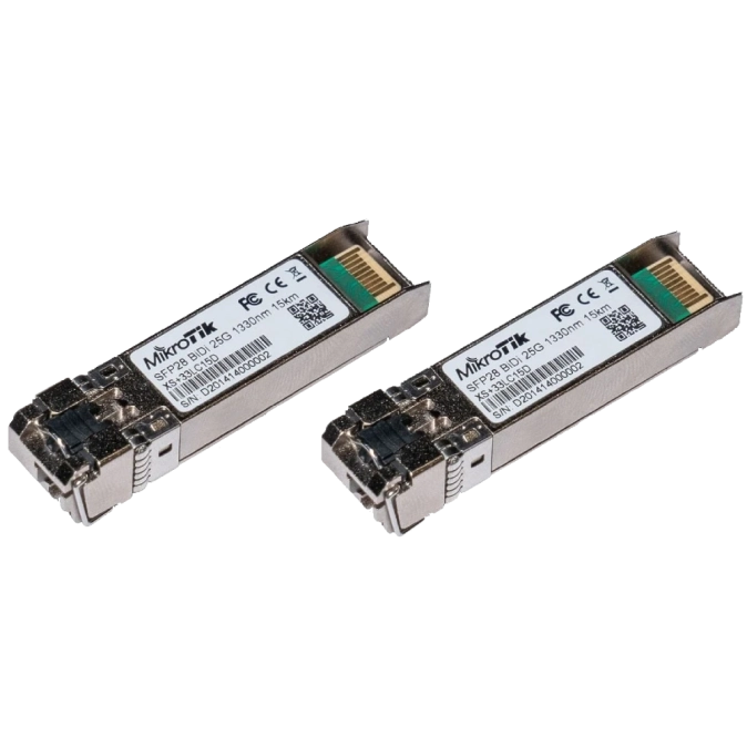 MikroTik XS+2733LC15D Пара SFP28 модулів фото 1