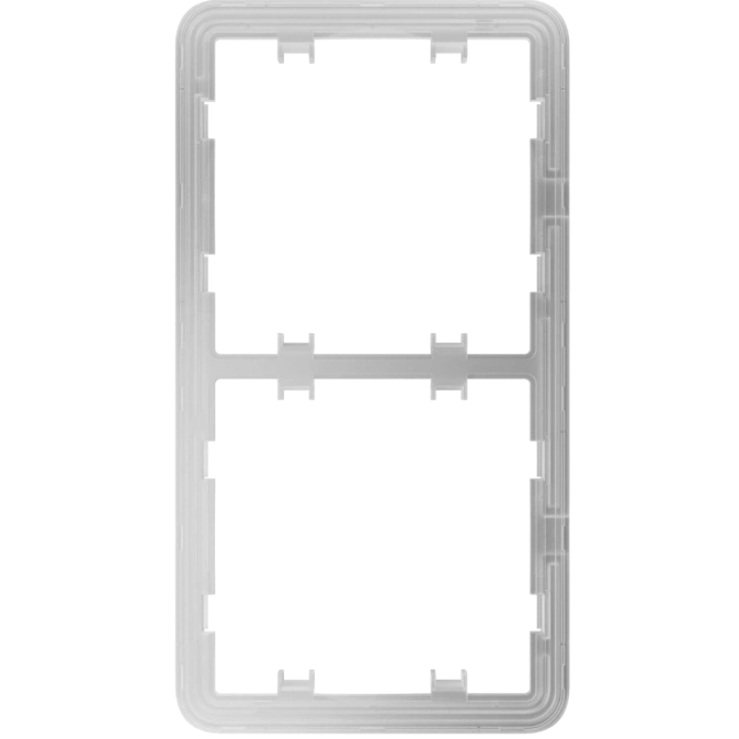 Ajax Frame (2 seats) vertical Рамка для двох вимикачів фото 1