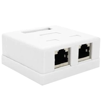 RITAR FTP 8P8C RJ45 2 порт Cat-5 Розетка комп'ютерна фото 1