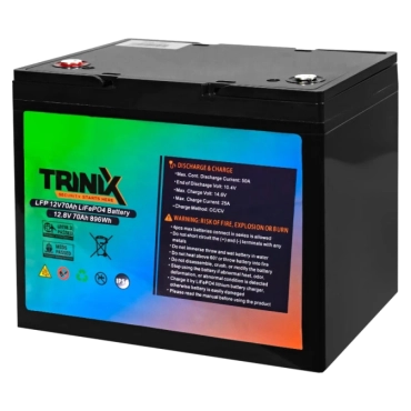 TRINIX LFP 12V70Ah LiFePo4 Акумуляторна батарея
