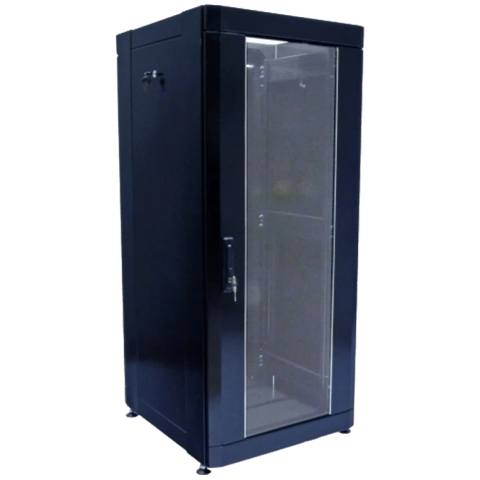 19" 33U 610х675 Шафа посилена чорна фото 1