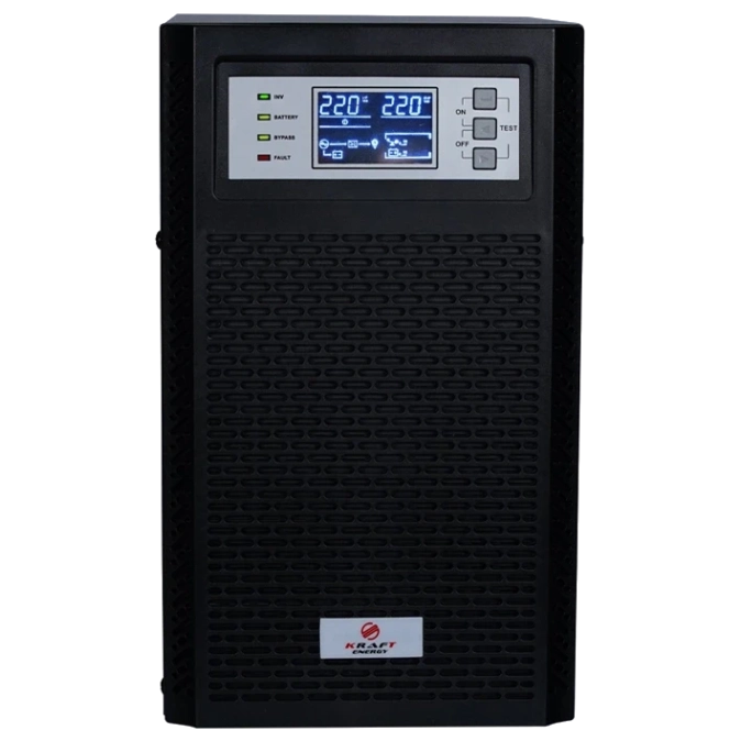 Kraft KRF-T3000VA/2400W(LCD) Pro Online Джерело безперебійного живлення фото 1