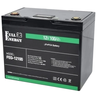 Full Energy FEG-12100 12В 100А•ч 100А Литиевая аккумуляторная батарея