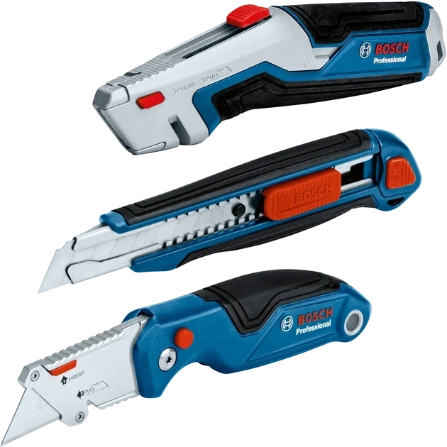Bosch (1600A027M4) 3 шт Набір ножів фото 1