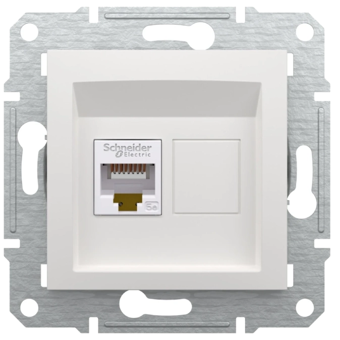 Schneider Electric Asfora (EPH4370121) RJ45 UTP 5E Розетка фото 1