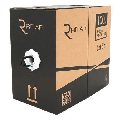 Ritar внутрішній КВП UTP CCA (4*2*0.5) 4p 24 AWG (100м) Кабель фото 1
