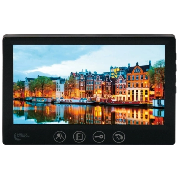Light Vision AMSTERDAM FHD BLACK Відеодомофон