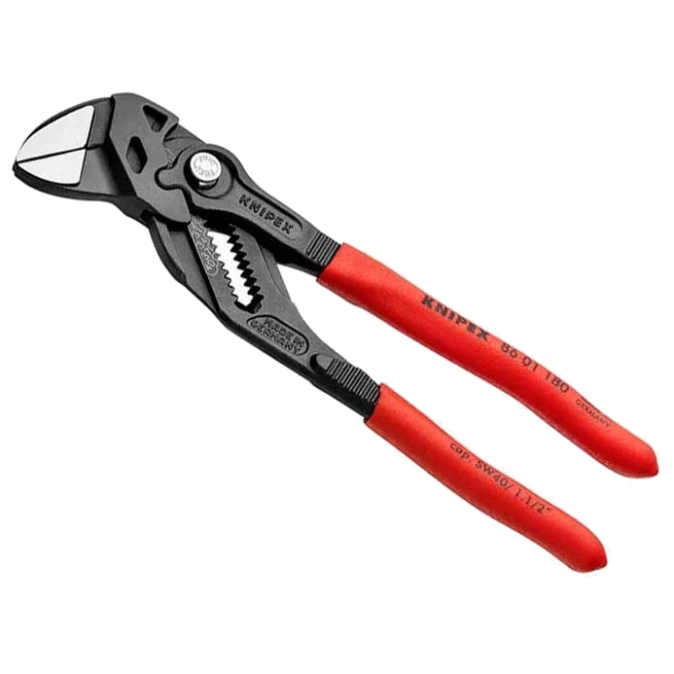 KNIPEX 86 01 180 Кліщі переставні-гайковий ключ фото 1