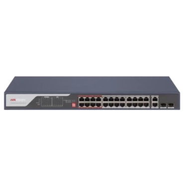 Hikvision DS-3E0326P-E(C) PoE Коммутатор 28 портов неуправляемый