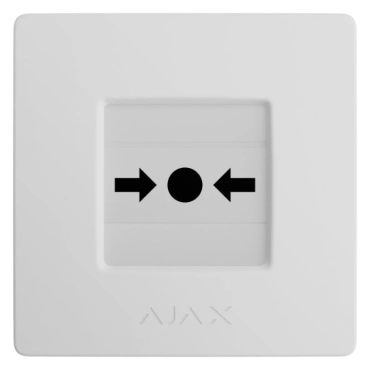 Ajax Manual Call Point (White) (8EU) ASP ручний бездротовий Сповіщувач