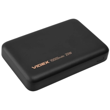 VIDEX VPB-331 15W+PD20W Black 10000mAh Повербанк