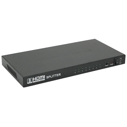 1=>8 порти 4K, 2K, 3D, 1080Р DC5V/2A Активний сплітер