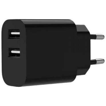 Gembird TA-UC-2A12-01-BK USB-A 5V/2.4A 12W Мережевий зарядний пристрій